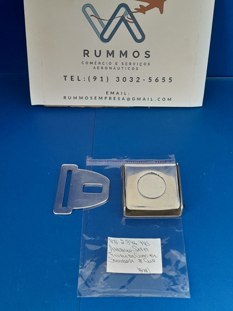 American Safet Fivela de Cinto de Segurança & Clip - PN/ 2846.745 (Par)