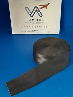 Correia de Cinto Preto (Por Metro) - Loja RUMMOS - PEÇAS AERONAUTICAS BELÉM