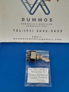 Piper Aerostar Toggle Switch - PN/ 8857K44/MS25125-8 - Loja RUMMOS - PEÇAS AERONAUTICAS BELÉM