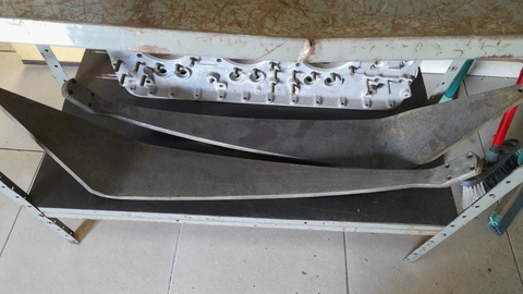 LÂMINA DO TREM DE POUSO RH : 0541164-4 / LH: 0541164-3 - CESSNA 172D