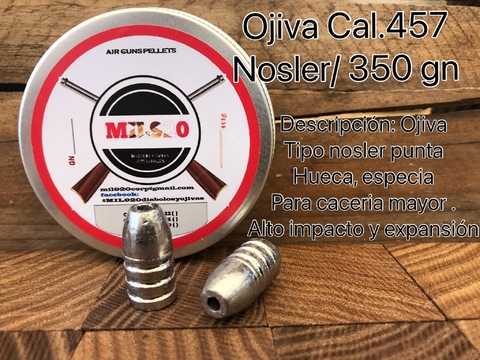 SLUGS CAL.457 / 350 gn HP
