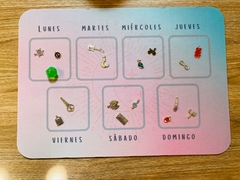 Paños para la adivinación grandes - Tamaño A3 - - Bruja confetti