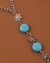 Pulseira Prata com Azul Turquesa na internet