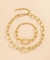 Conjunto de Colar e Pulseira Dourado na internet