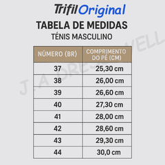 Tênis Masculino Trifil Esportivo Caminhada Corrida Leve Confortável Academia Casual Sola TPU/EVA