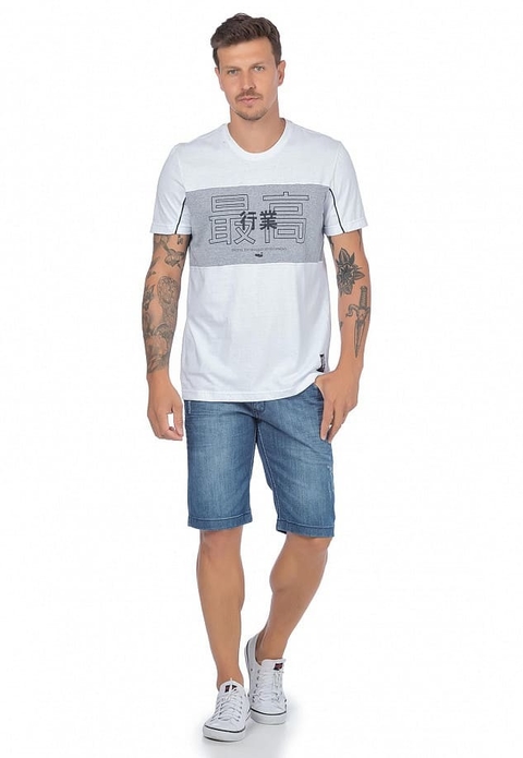 Camiseta Masculina Com Recortes BGO