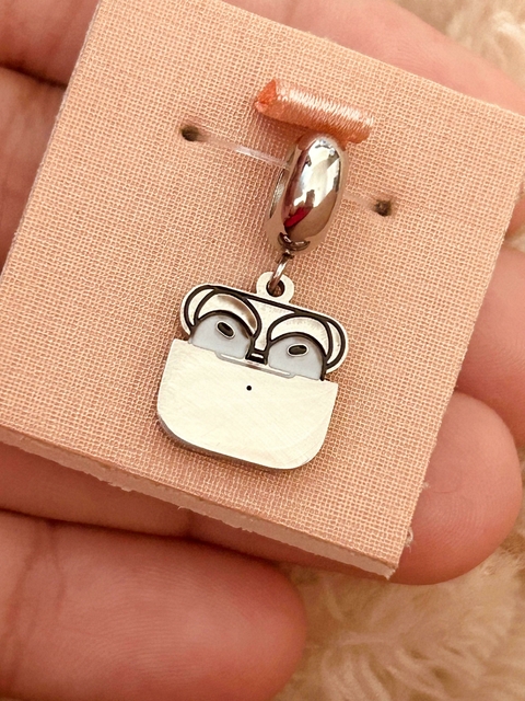 Berloque Air Pods em Aço Inox - comprar online