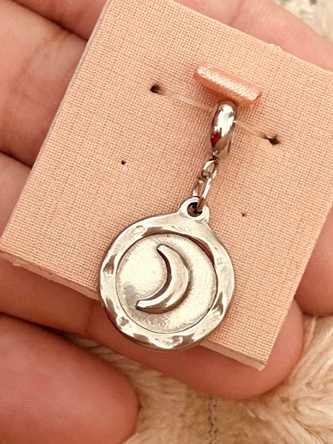 Berloque Lua em Aço Inox - comprar online