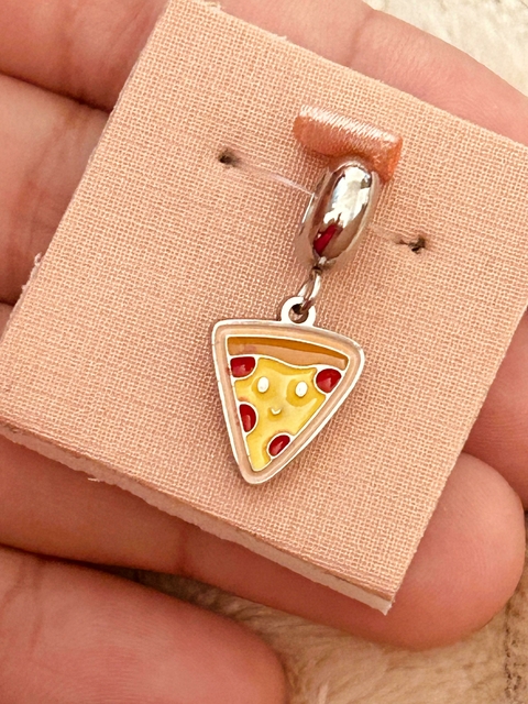 Berloque pizza em Aço Inox - comprar online