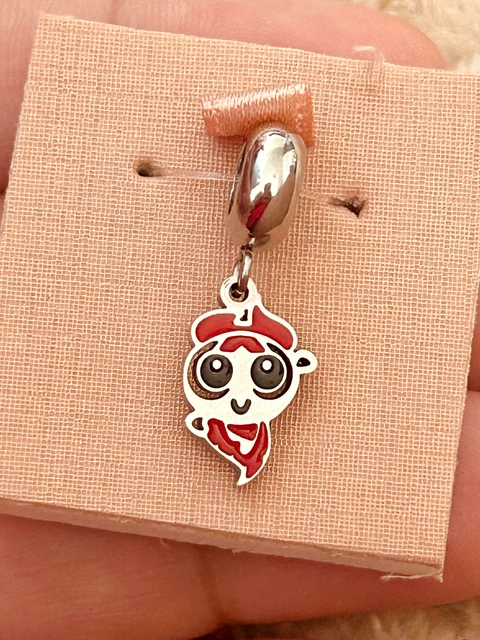 Berloque Florzinha Meninas Super poderosas em Aço Inox - comprar online