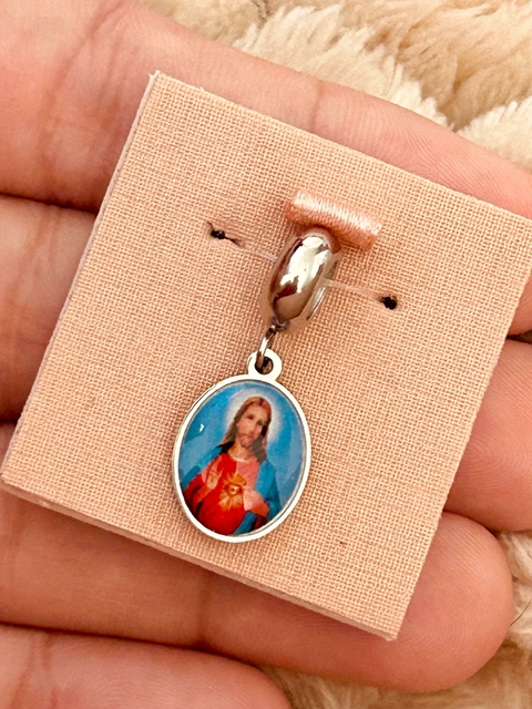 Berloque Jesus Cristo em Aço Inox - comprar online