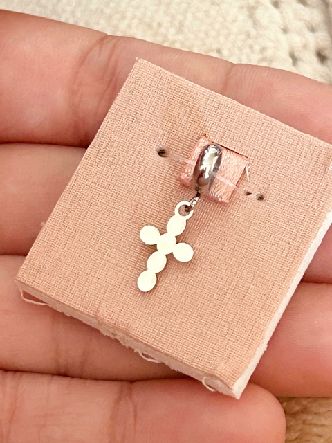 Berloque Cruz em Aço Inox - comprar online