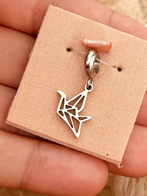 Berloque origami em Aço Inox - comprar online
