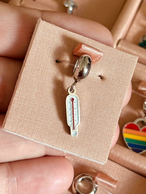 Berloque Termômetro enfermagem Aço Inox - comprar online