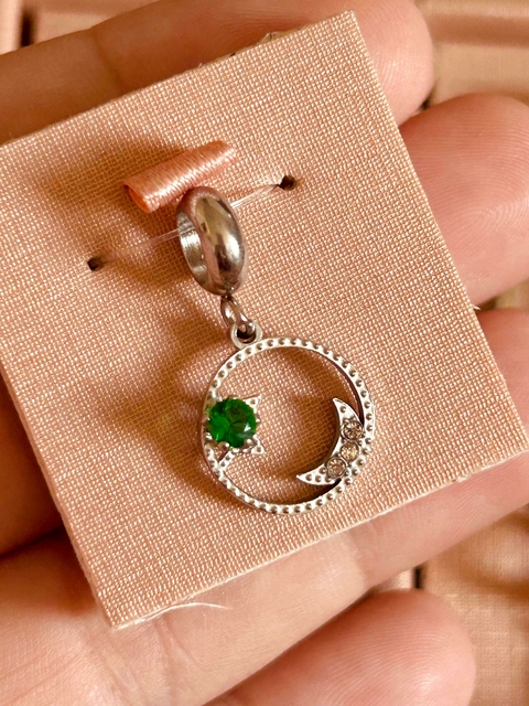 Berloque Lua & estrela em Aço Inox - comprar online