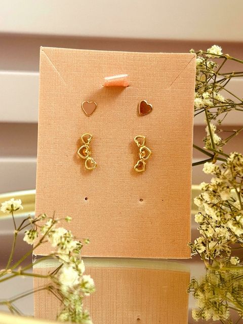 Duplinho Brinco Corações - comprar online