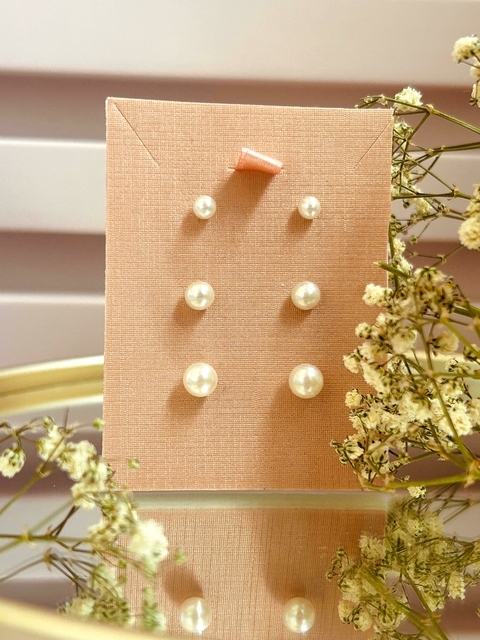 Trio Brinco Perolas - comprar online