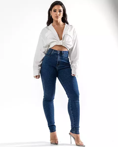 00201 CALÇA JEANS MOM ELASTANO - comprar online
