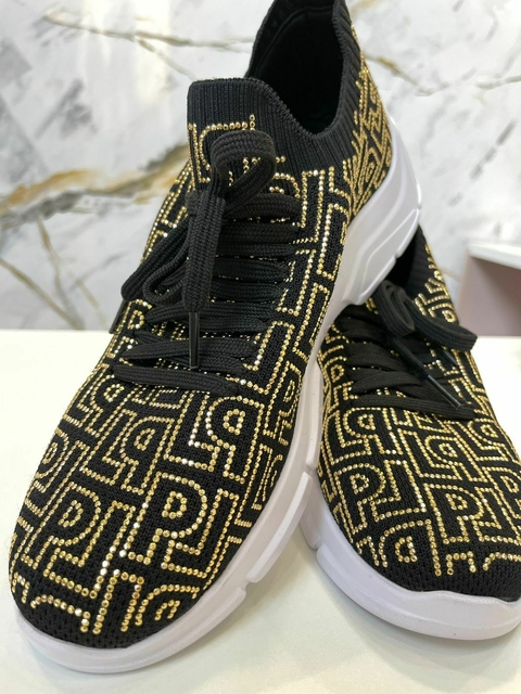 TENIS LANÇA PERFUME KNITE COM CONTORNO LOGO