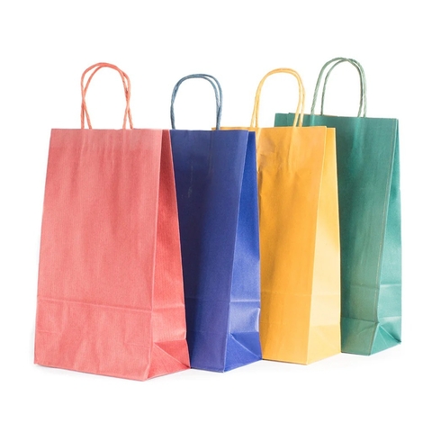 BOLSA KRAFT DE COLORES 350X138X470 (JARDIN DE INFANTES) KP7