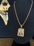 CORDÃO: CADEADO (2mm) C/ PINGENTE: PLACA NOSSA SENHORA - comprar online