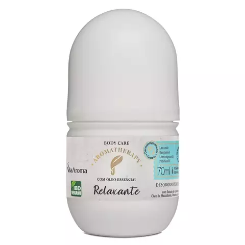 Desodorante Roll-On Relaxante Aromatherapy Via Aroma – 70 Ml