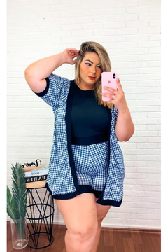 PIJAMA MANGA CURTA ALESSANDRA -  Roupas Plus Size Femininas  Imperdível | EMPODERATTA