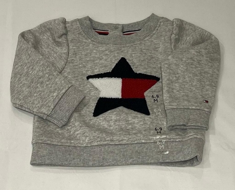 BLUSA MOLETOM CINZA ESTRELA - TOMMY HILFIGER