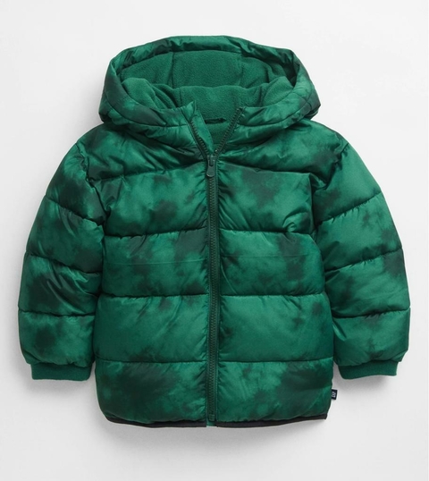 JAQUETA PUFFER VERDE MENINO - GAP