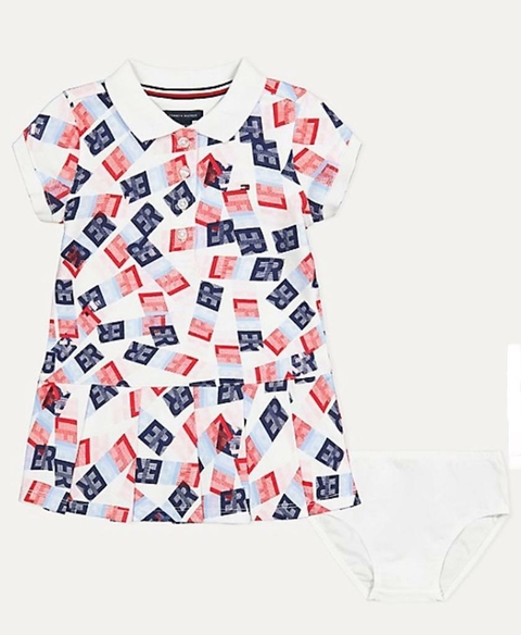 Vestido Gola Letras - TOMMY HILFIGER