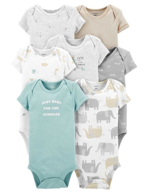 Kit Body Animais 7Pçs - CARTER´S