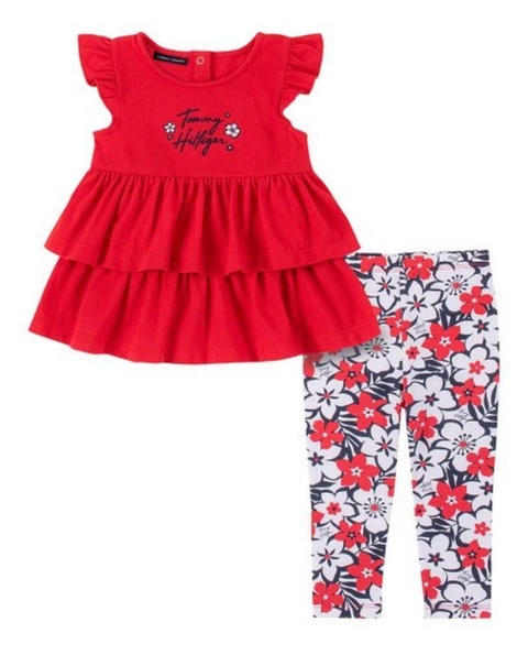 Conjunto Bata Vermelho - TOMMY HILFIGER