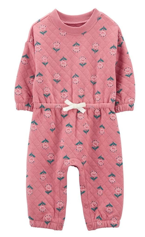 Macacão Matelassê Floral - CARTER´S