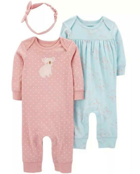 Kit Macacão Coala 3 PÇS - CARTER´S