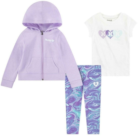 CONJUNTO TRIO LILÁS MENINA - HURLEY