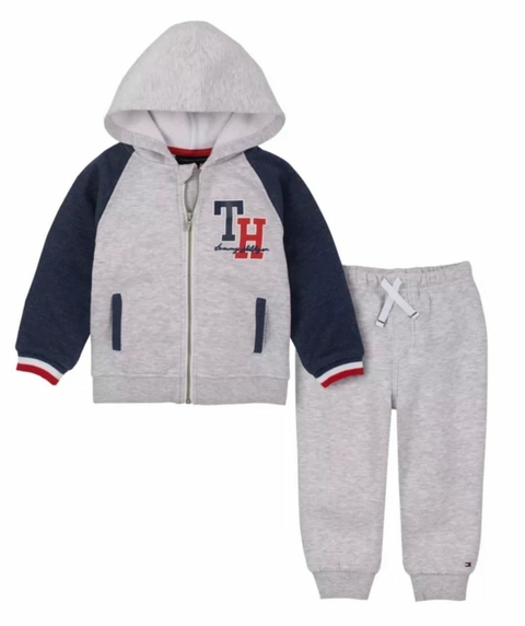 CONJUNTO MOLETOM BABY CINZA - TOMMY HILFIGER