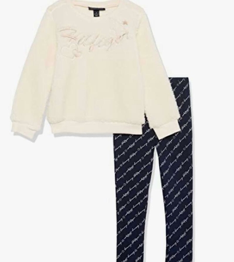 CONJUNTO SHERPA MENINA OFF - TOMMY HILFIGER