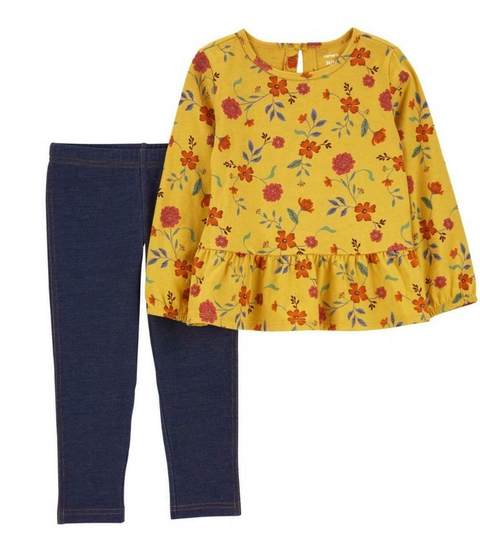 Conjunto Bata Floral 2 PÇS - CARTER´S