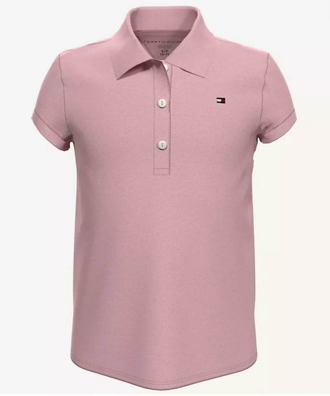 Camisa Polo Básica Rosa - TOMMY HILFIGER