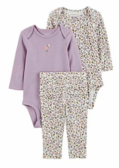 Kit Body Floral 3 PÇS - CARTER´S - comprar online
