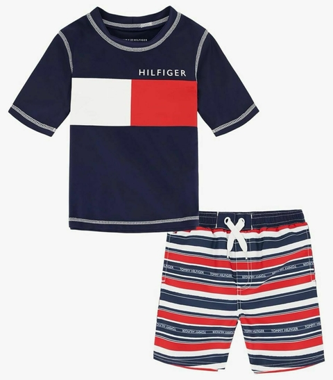 Conjunto Praia Proteção Menino Kids - Tommy Hilfiger - comprar online