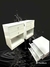 Mesa de Luz PIAO CRISTAL con 2 cajones - Total Zeta Muebles