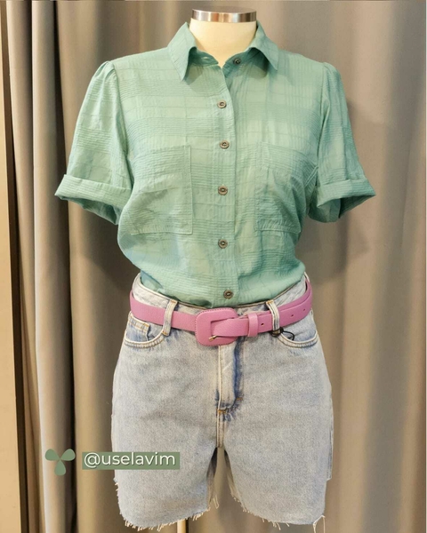 SHORT MIA - JEANS MÉDIO