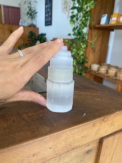 Torre de Selenita 10 cm - comprar online