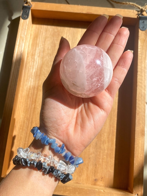 Esfera Quartzo Rosa