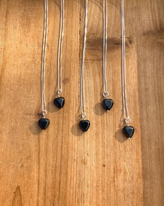 Pingente Coração de Obsidiana - comprar online