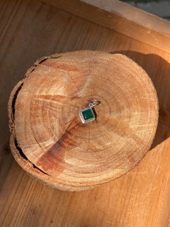 Pingente Quartzo Verde Losango - comprar online