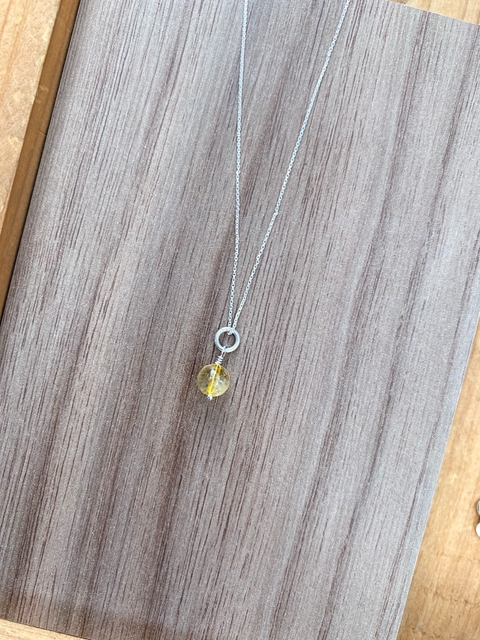 Pingente Minimalista Citrino