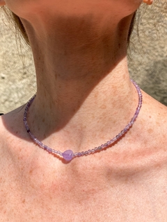Choker Ametista - Flor do Mar