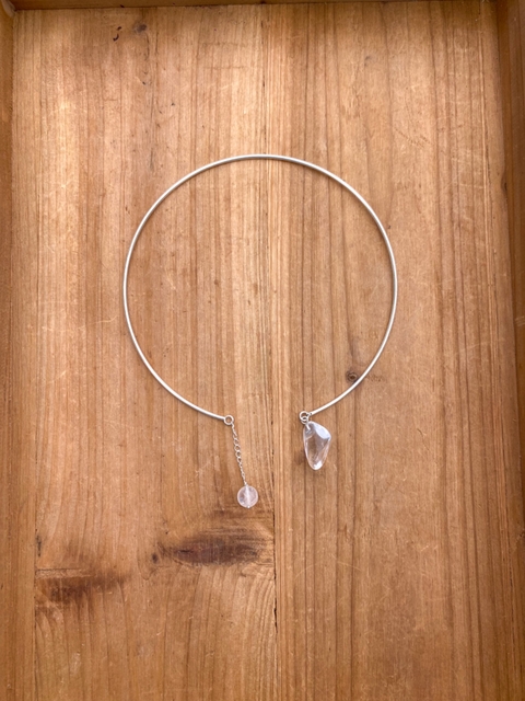 Choker Cosmos Quartzo Transparente